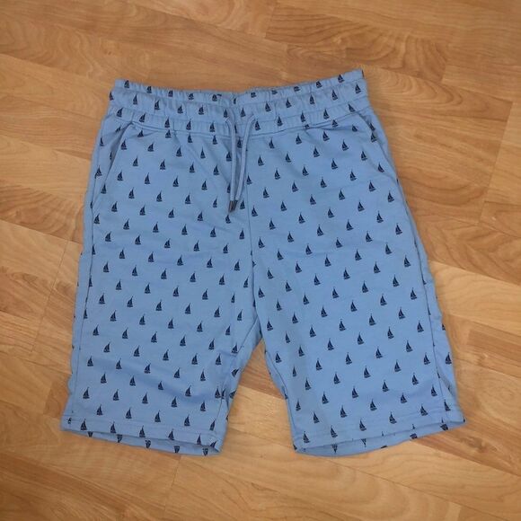 Galaxy by Harvic Sailboat Print Shorts - Picture 1 of 8